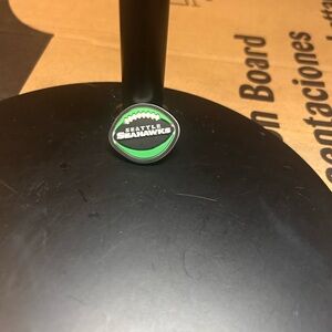 3/$8 Seattle Seahawks Football Croc Charm